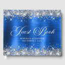 Search for royal blue wedding guest books Modern