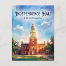 Search for independence hall postcards United states