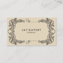 Search for art nouveau business cards Classic