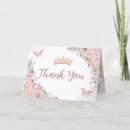 Search for crown thank you cards Rose gold