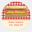 Search for bbq grill stickers Hotdog