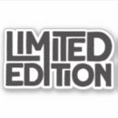 Search for limited edition stickers One of a kind