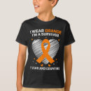 Search for cancer survivor tshirts Orange