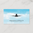 Search for flight attendant business cards Airplane