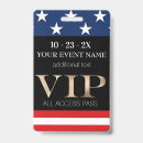 Search for event badges All access pass
