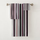 Search for grey and burgundy bath towels Stripes