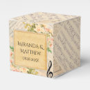 Search for musical notes favor boxes Vintage