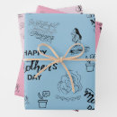 Search for happy mothers day wrapping paper Blue