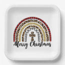 Search for buffalo plaid paper plates Merry christmas