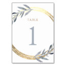 Search for gold foil table cards Watercolor