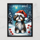 Search for dog christmas postcards Animal lover