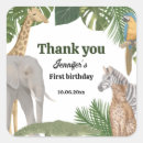 Search for safari birthday stickers Floral
