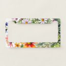 Search for colorful license plate frames Illustration