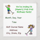 Search for funny golf invitations Party
