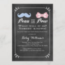 Search for chalkboard gender reveal invitations Neutral