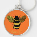 Search for bee keychains Gold