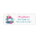 Search for vintage return address labels Teal