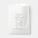 Search for bridal shower favor bags Green