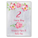 Search for floral table cards Elegant