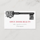 Search for key business cards Realtor