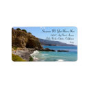 Search for beach return address labels Pretty