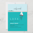 Search for lake party invitations Sailboat