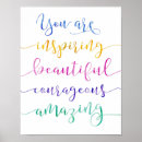 Search for floral motivational quote posters For kids