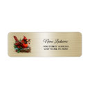 Search for cardinal bird return address labels Seasonal