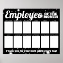 Search for employee of the month posters Incentive