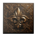 Search for antique french tiles Fleur de lis