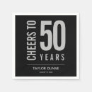 Search for silver and black napkins Adult birthday