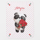 Search for panda baby blankets Whimsical