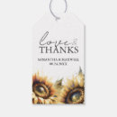Search for sunflower wedding favor tags Autumn