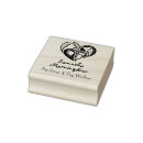 Search for cat rubber stamps Heart