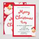 Search for old fashioned christmas invitations Red