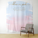 Search for gender reveal backdrops Pink and blue