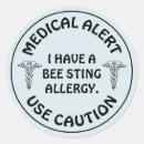Search for medical stickers alert