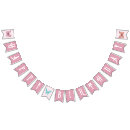 Search for birthday party bunting flags Pink