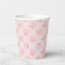 Search for dog paper cups pink