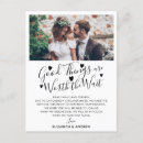 Search for change of date wedding announcement cards Postponed