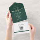 Search for emerald green and gold wedding invitations Couple