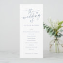 Search for modern wedding programs Ceremony