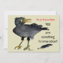 Search for bird pun cards Crow