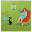 Search for book club napkins Bookworm