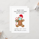 Search for funny gingerbread man christmas cards Humor