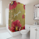 Search for red rose shower curtains Gold
