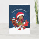 Search for african american christmas cards Girl