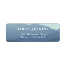 Search for mountain return address labels Blue