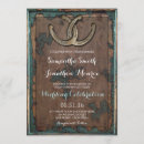 Search for horseshoe wedding invitations Wood