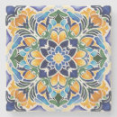 Search for mexican talavera coasters Blue